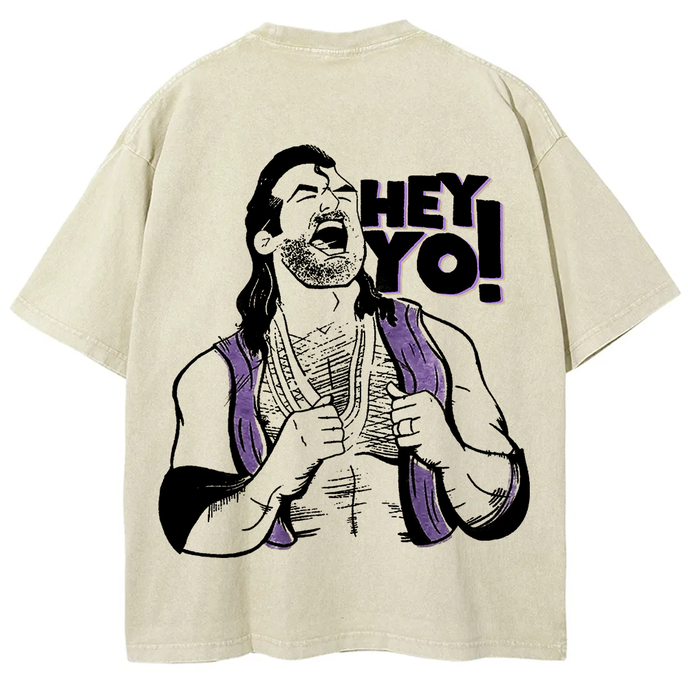 WWE Razor Ramon-Scott Hall HEY YO Casual Printed t-Shirt