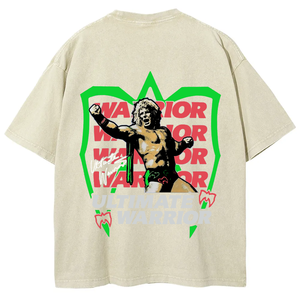 WWE Ultimate Warrior Wrestling Casual Printed t-Shirt