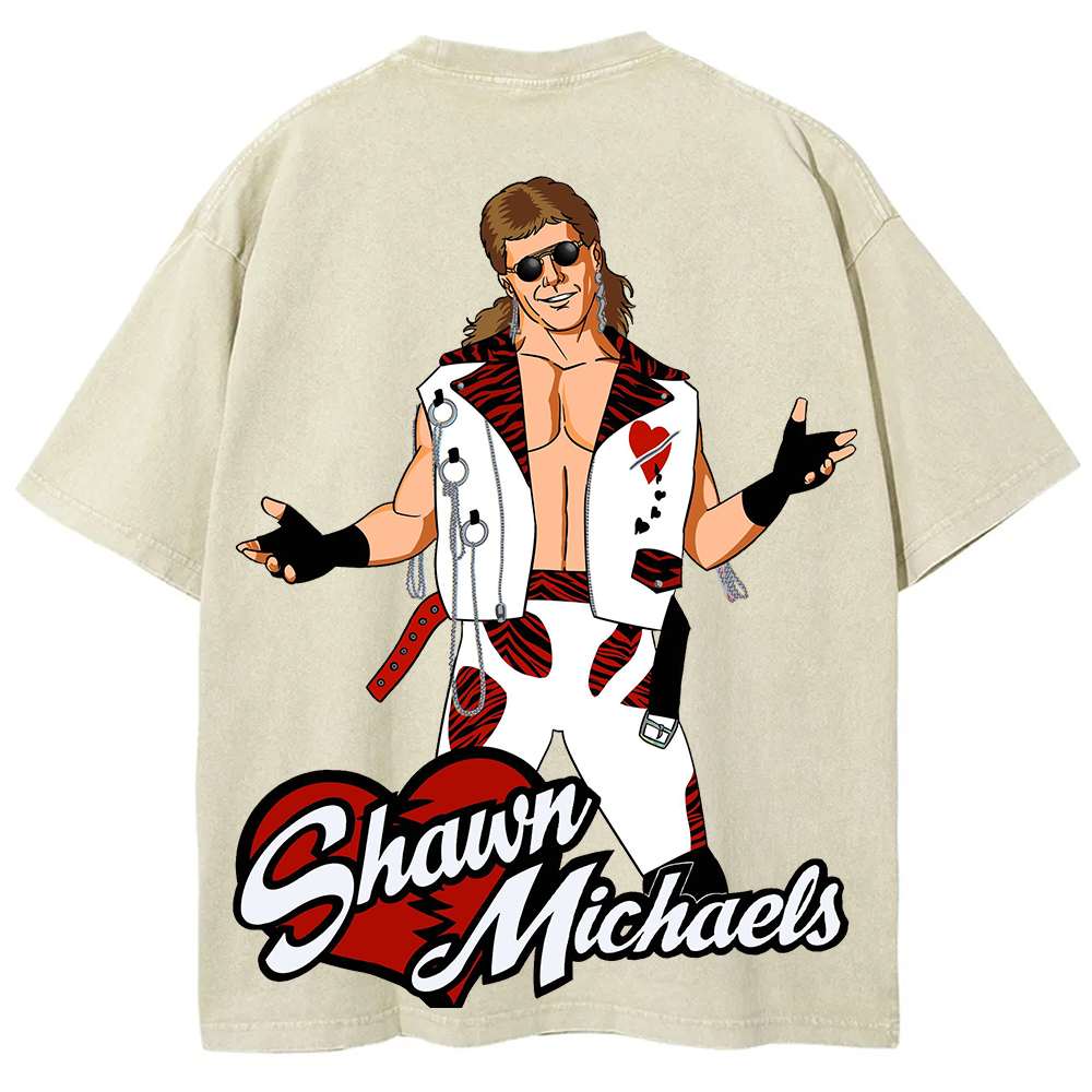 WWE Shawn Michaels Casual Printed t-Shirt