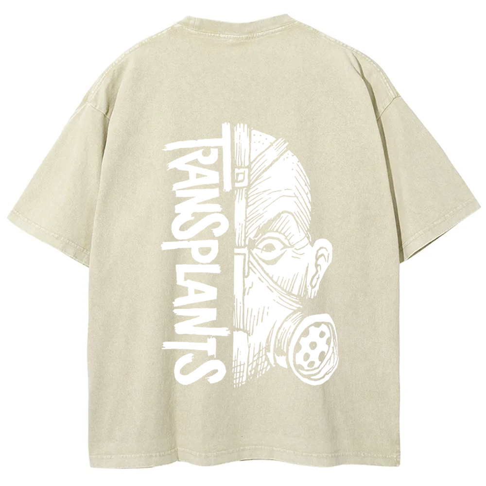 Unisex Vintage Washed Transplants Band t-Shirt