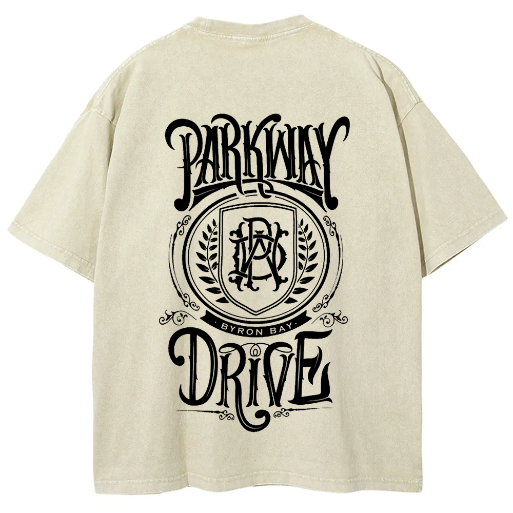 Unisex Vintage Washed  Parkway Drive Band t-Shirt