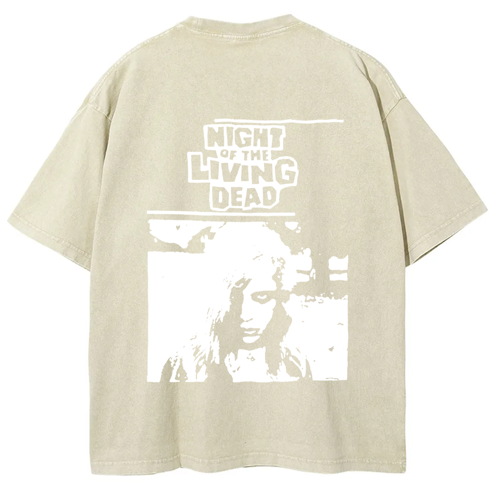Unisex Vintage  Night of the living dead 1990 horror movie t-Shirt