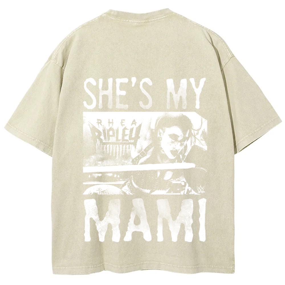 Unisex Vintage WWE Rhea Ripley "she is my mami " t-Shirt
