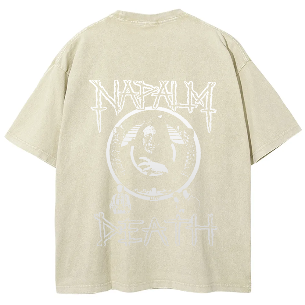 Unisex Vintage  Napalm Death Ban  t-Shirt