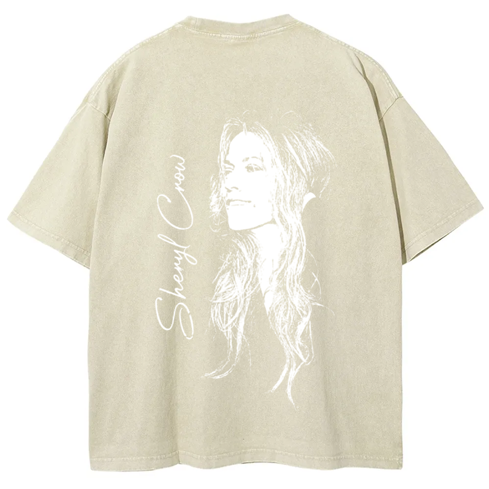 Unisex Vintage  Sheryl Crow Singer t-Shirt