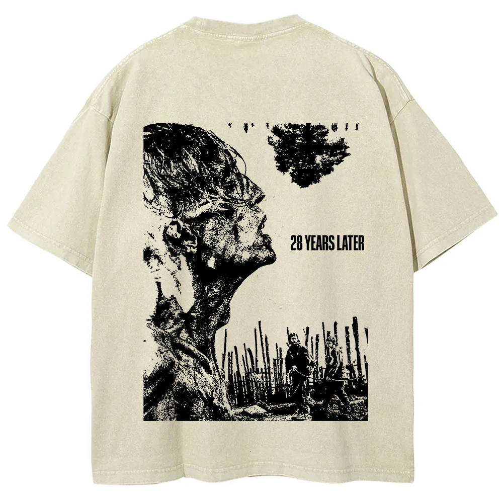 Unisex Vintage  28 years later horror movie 2025 t-Shirt