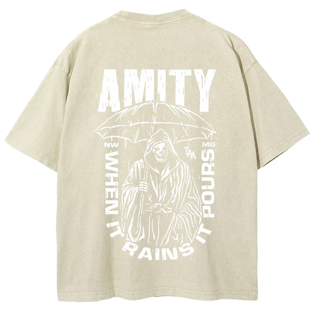 Unisex Vintage The Amity Affliction Band  t-Shirt