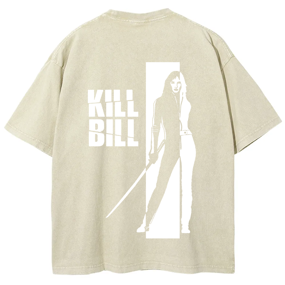 Unisex Vintage  Kill Bill Horror Movie t-Shirt