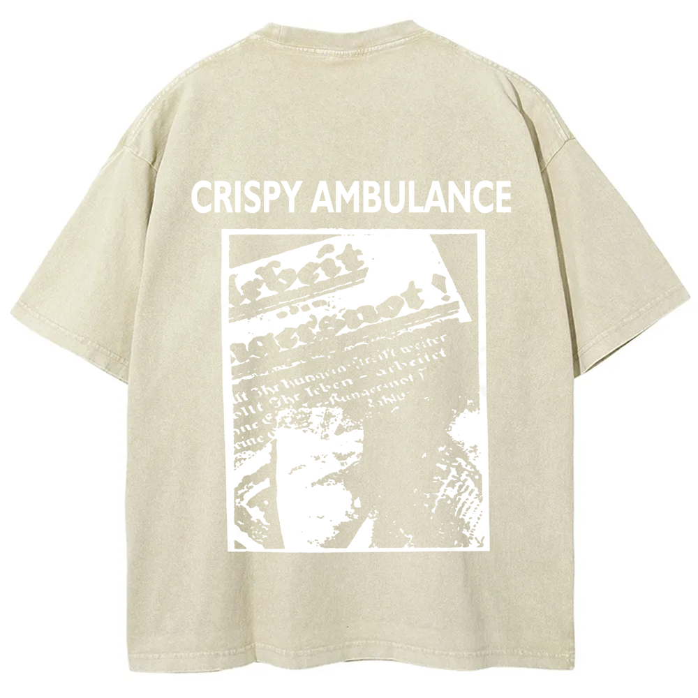 Unisex Vintage Crispy Ambulance Band t-Shirt