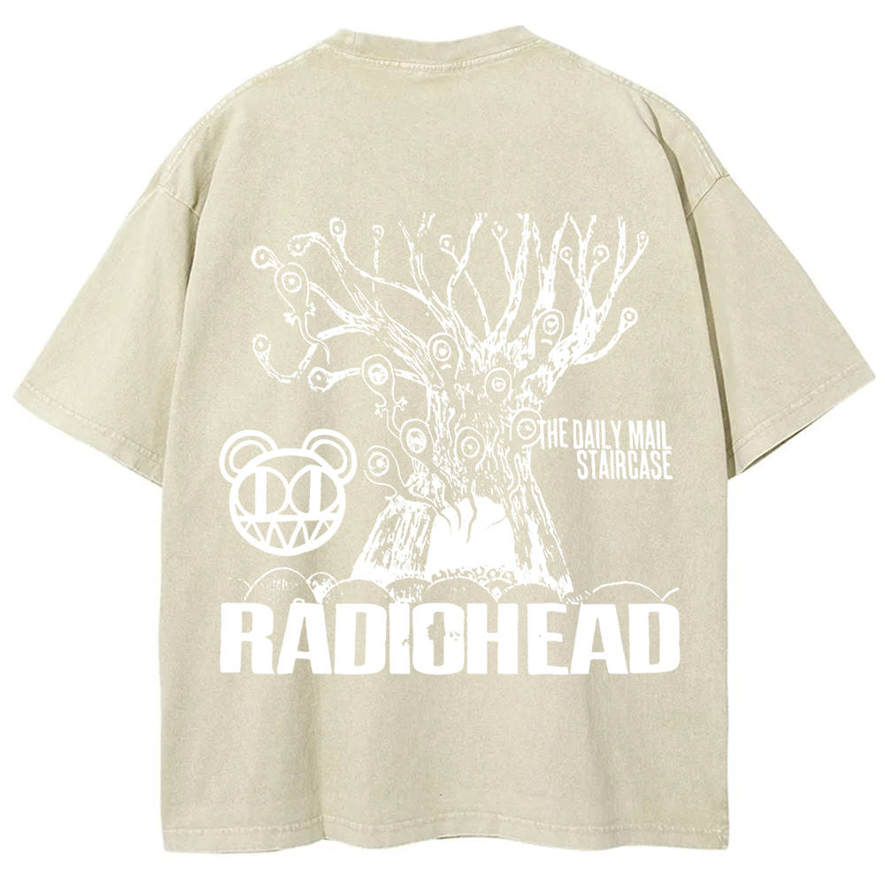 Unisex Vintage  Radiohead Band t-Shirt