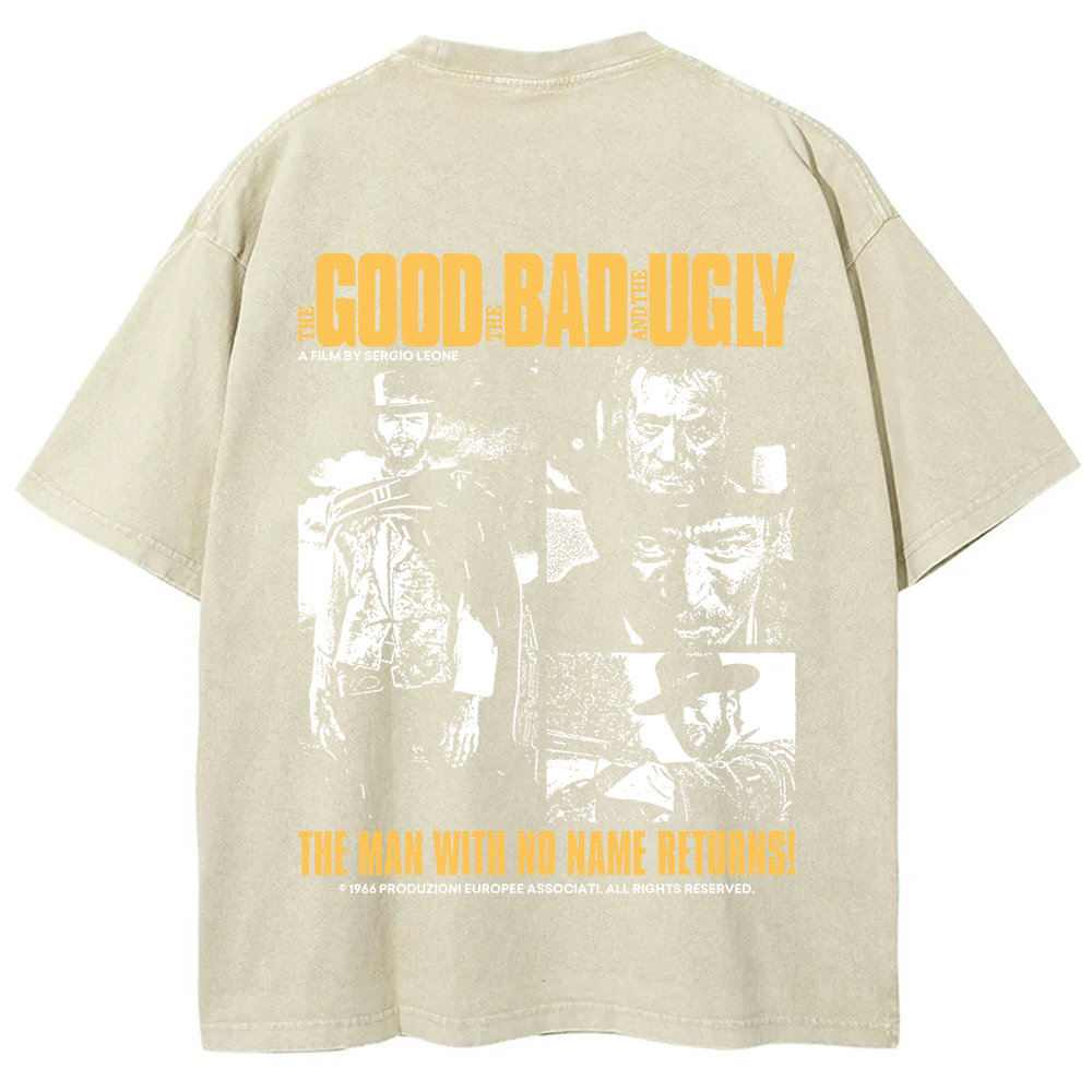 Unisex Vintage  The good, the bad and the ugly movie t-Shirt
