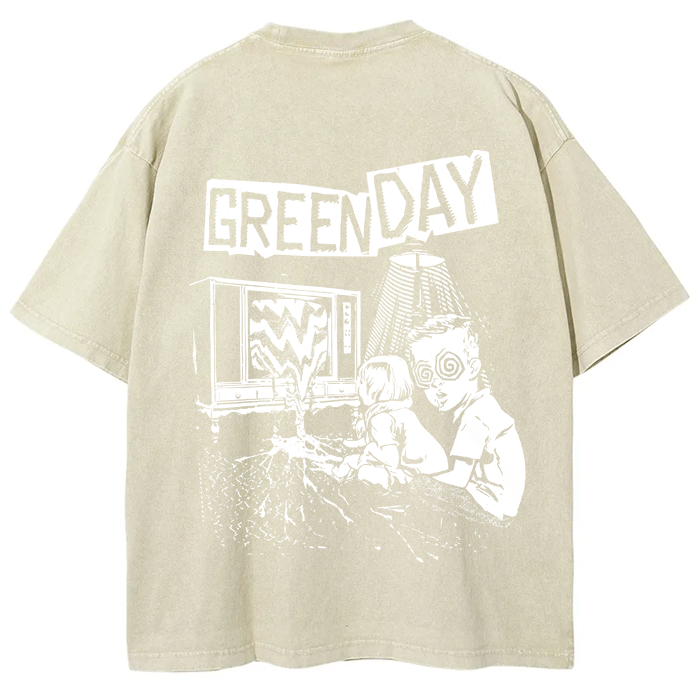 Unisex Vintage Green Day Band t-Shirt