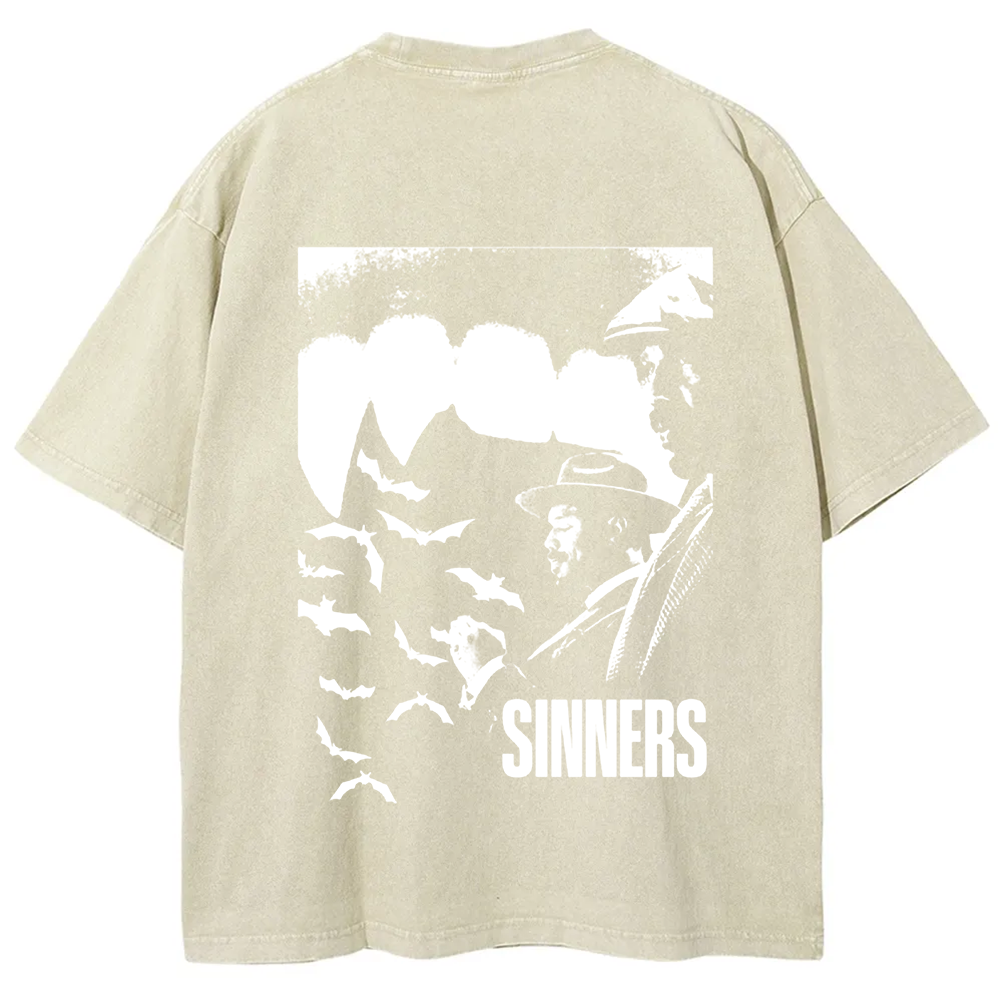 Unisex Vintage Sinners 2025 Horror Movie t-Shirt