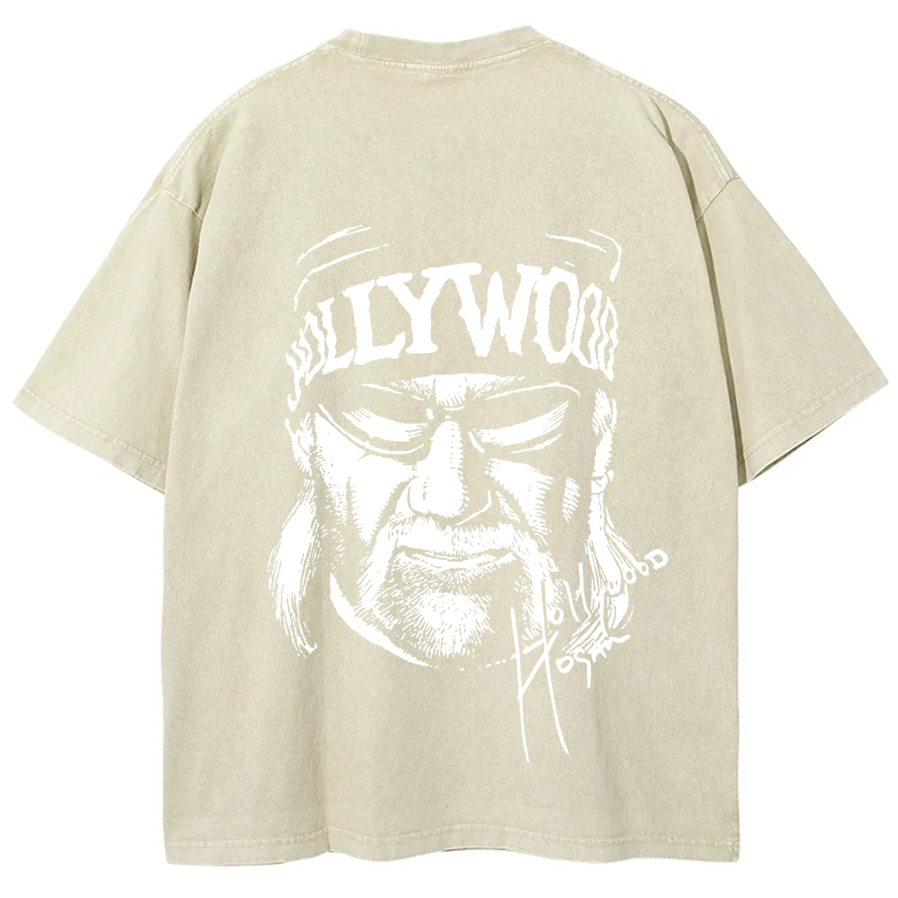 Unisex Vintage  Wrestling WCW Hollywood Hulk Hogan  t-Shirt