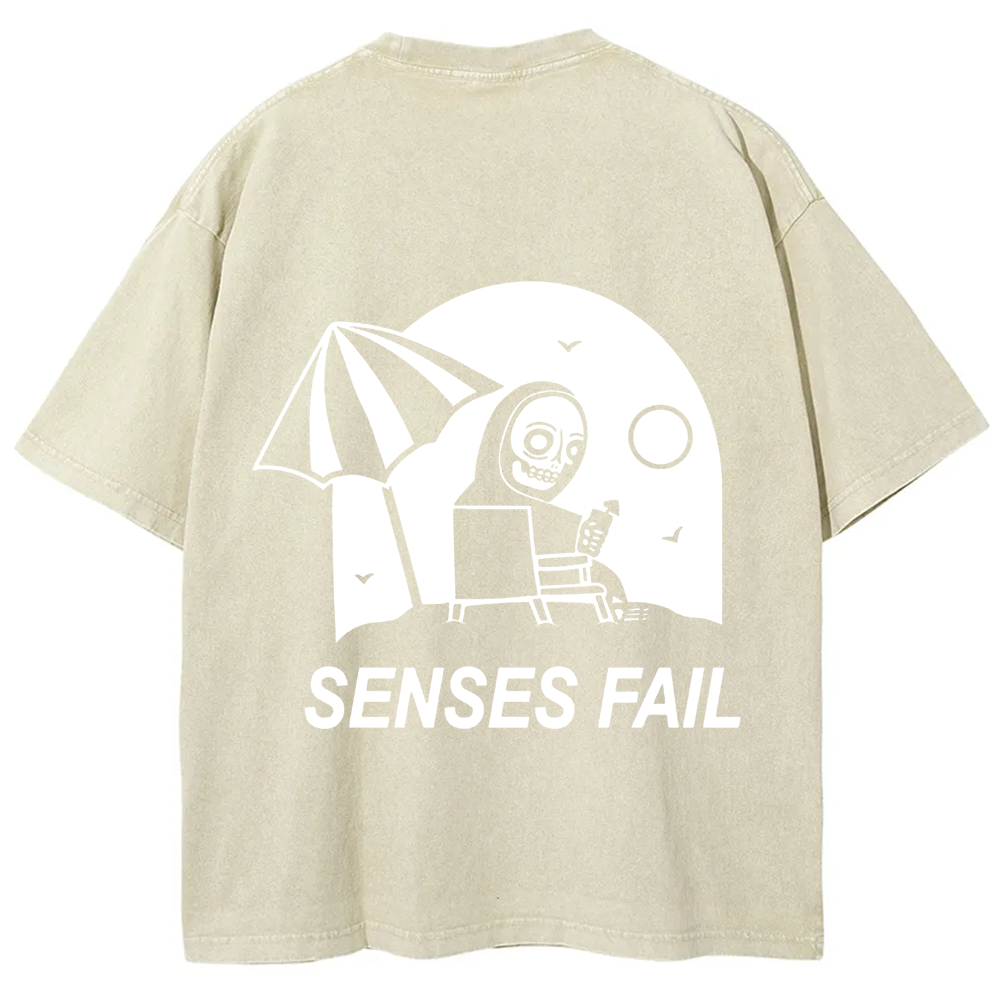 Unisex Vintage Senses Fail Band  t-Shirt