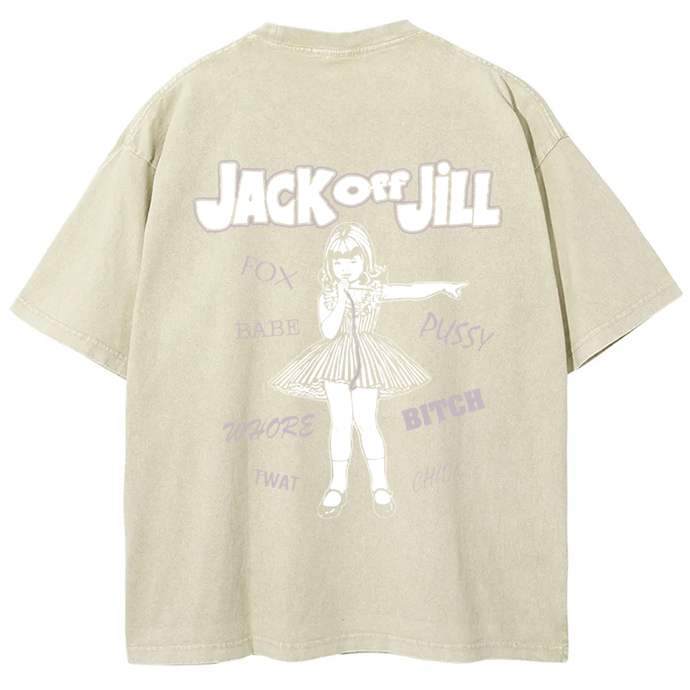 Unisex Vintage Jack Off Jill Band t-Shirt