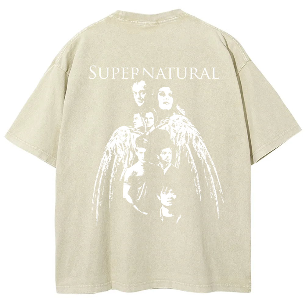 Unisex Vintage Supernatural TV Series t-Shirt