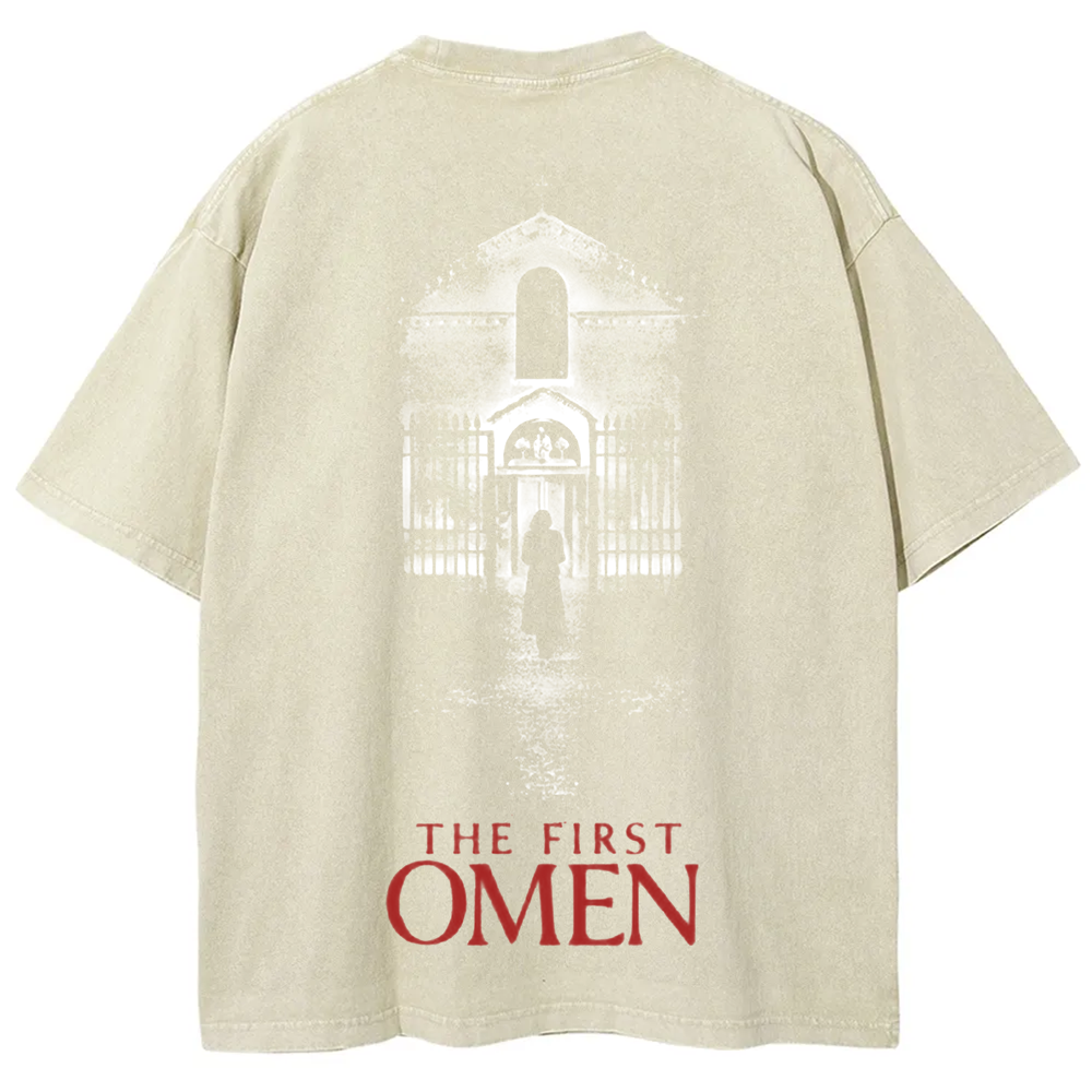 Unisex Vintage The Firts Omen Horror Movie  t-Shirt