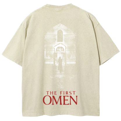 Unisex Vintage The Firts Omen Horror Movie  t-Shirt