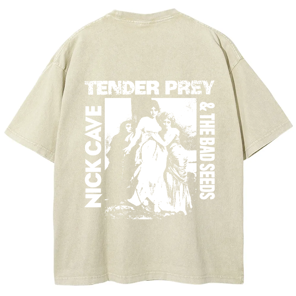 Unisex VintageNick Cave and the Bad Seeds Band Tender Prey Music t-Shirt