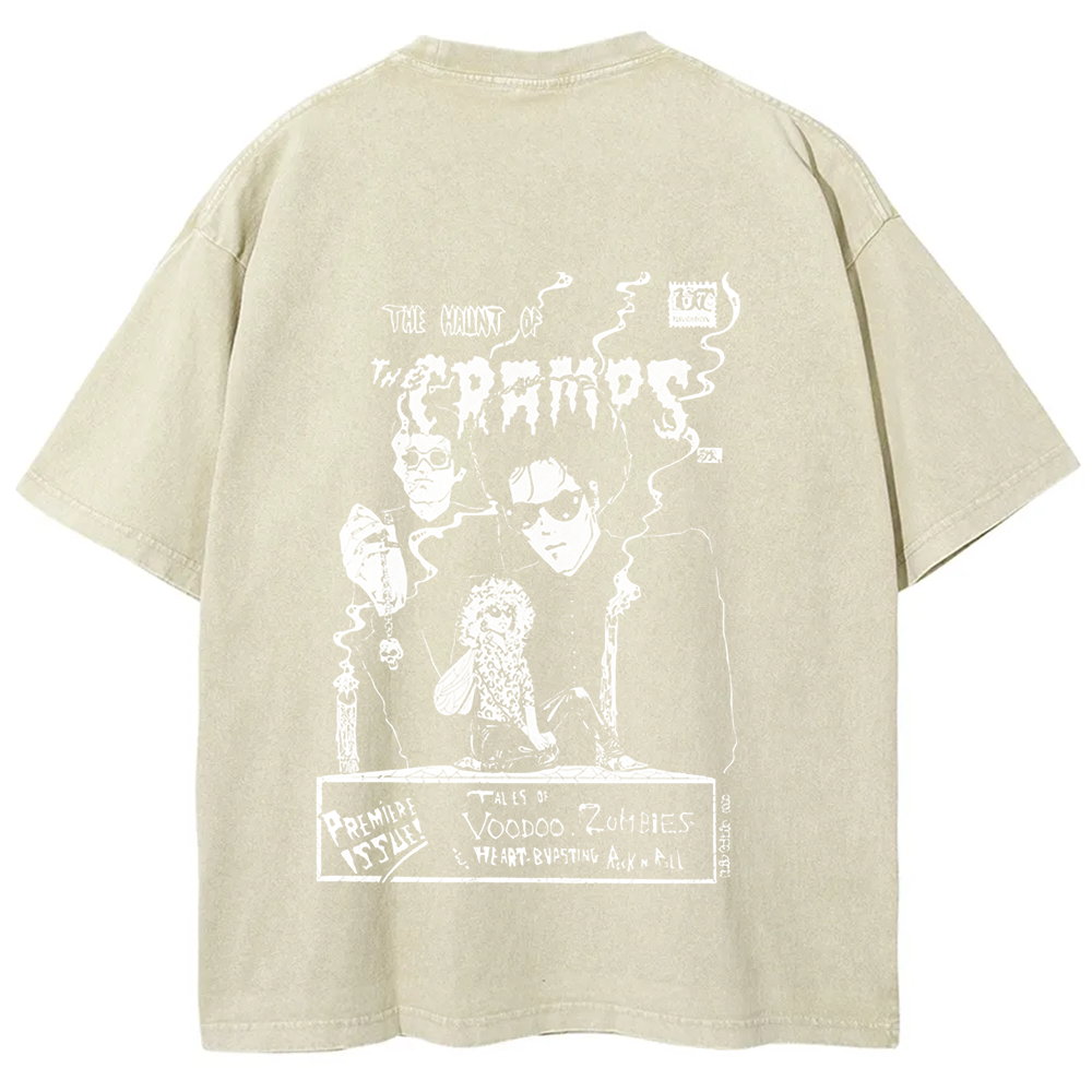 Unisex Vintage The Cramps Rock Band t-Shirt