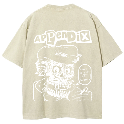 Unisex Vintage Appendix Rock Band  t-Shirt