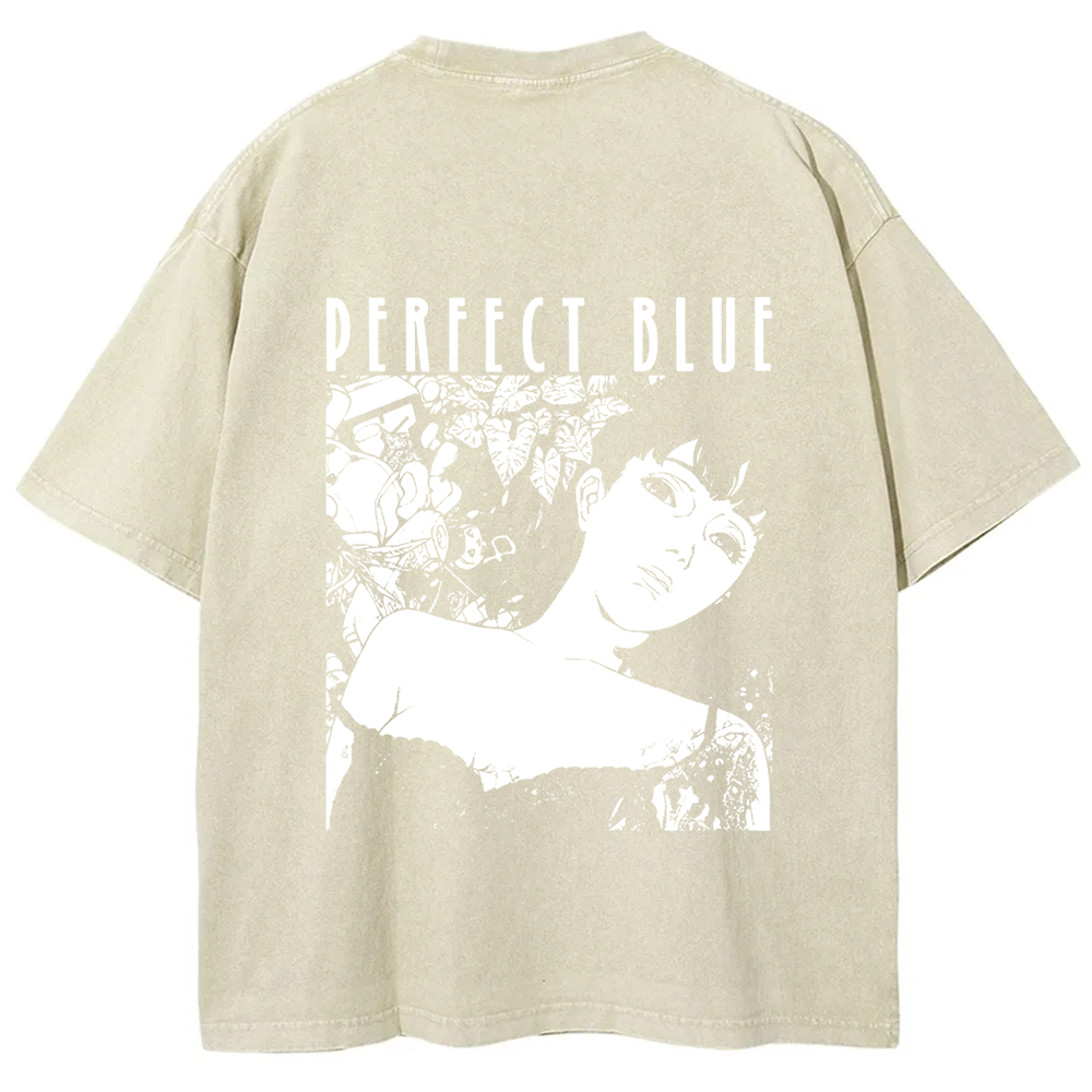 Unisex Vintage  Perfect Blue Horror Movie  t-Shirt