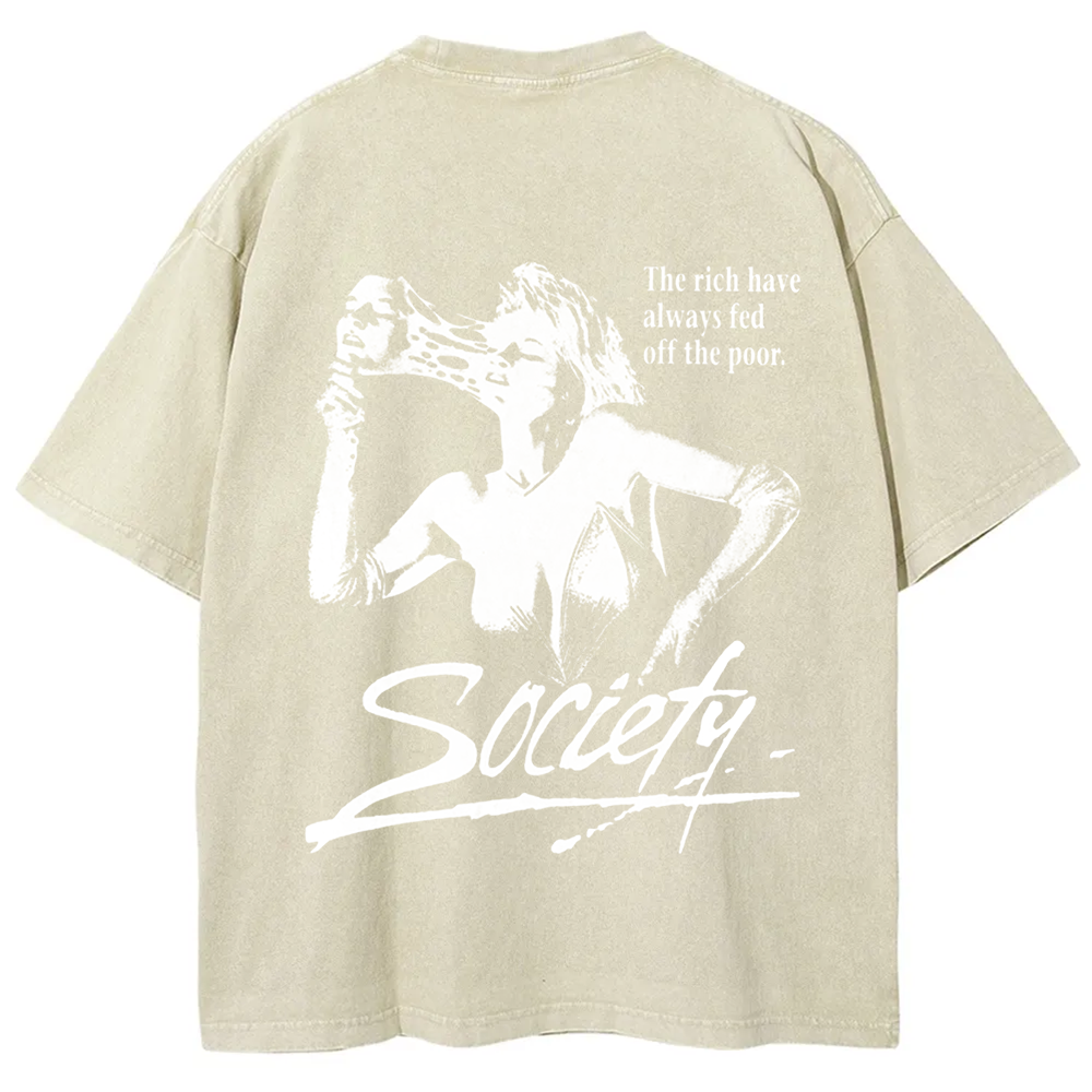 Unisex Vintage Society Film Horror Movie t-Shirt