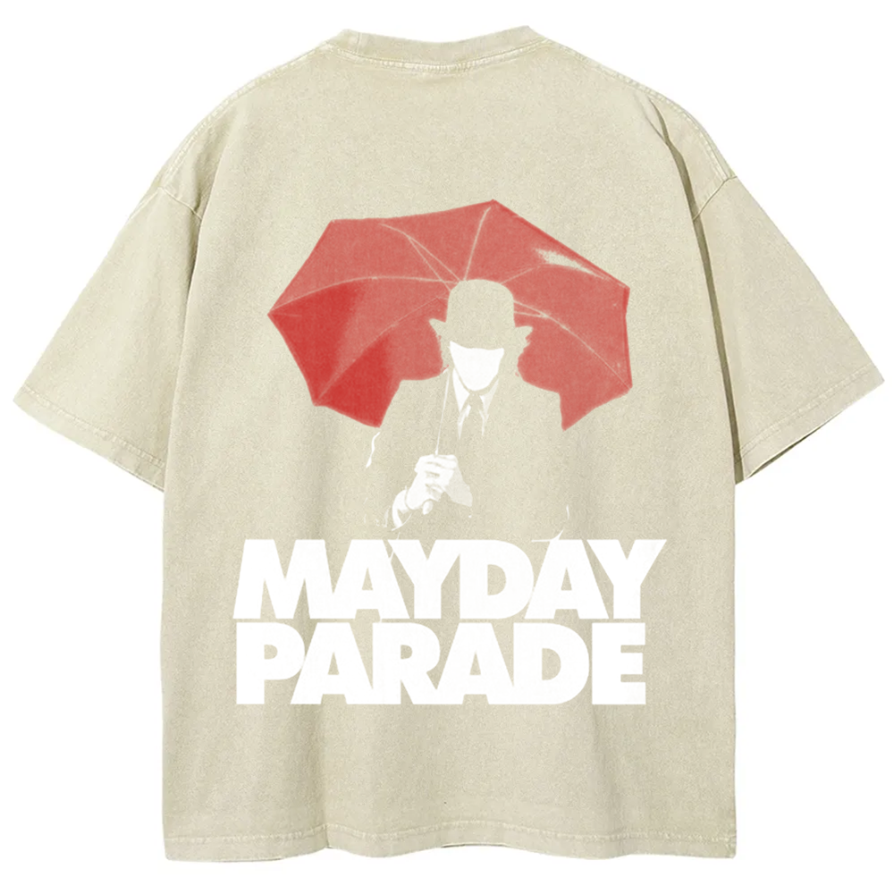Unisex Vintage  Mayday Parade Rock Band  t-Shirt