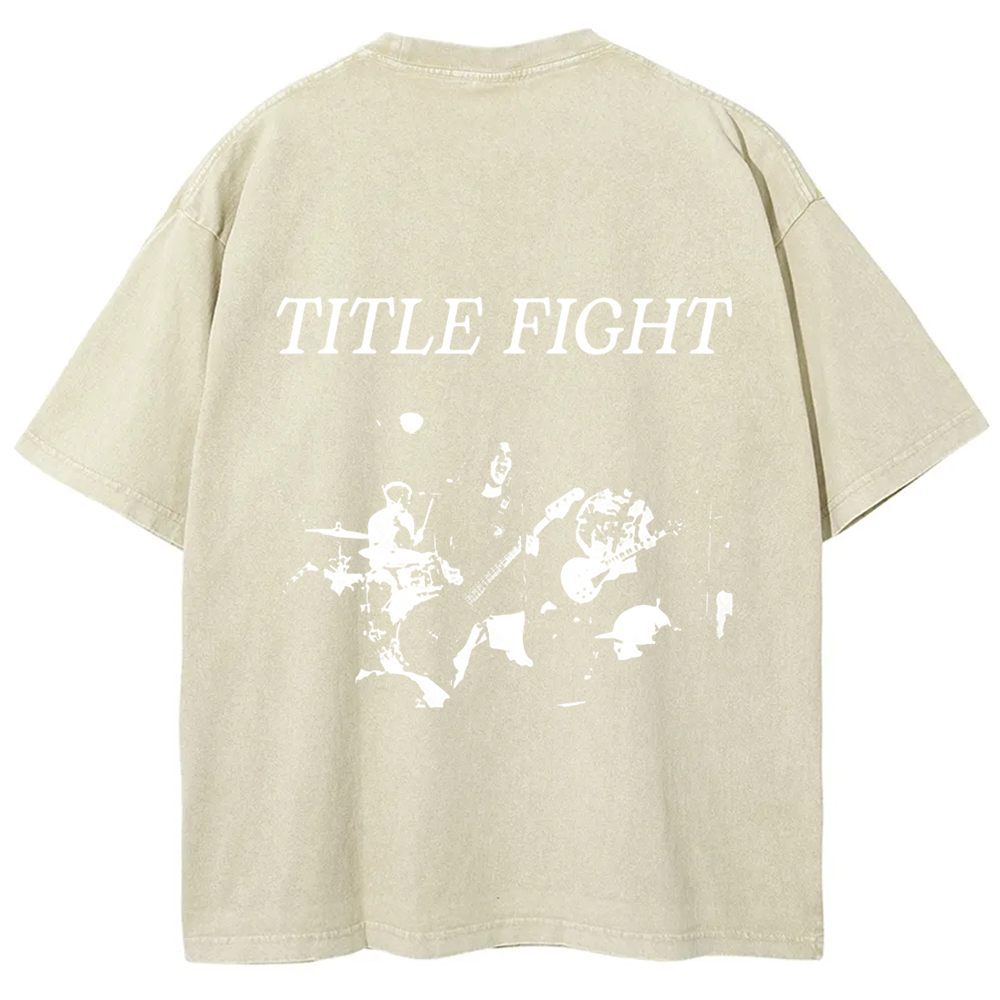 Unisex Vintage Title Fight Band t-Shirt