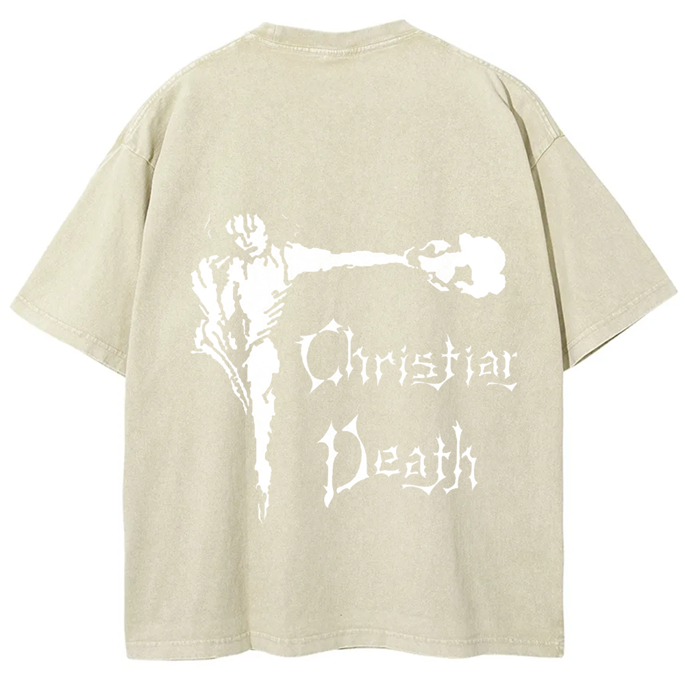 Unisex Vintage Christian Death Rock Band t-Shirt
