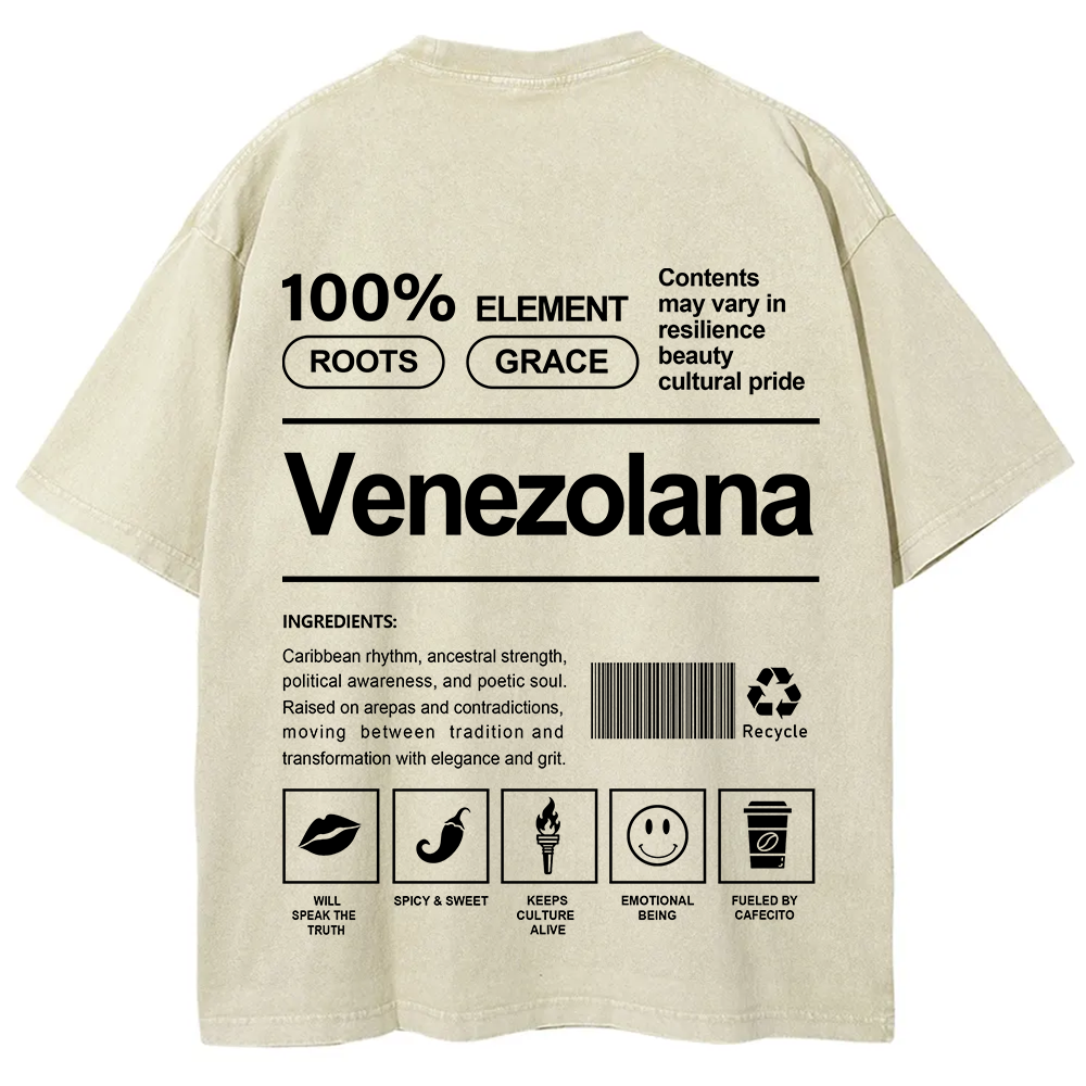 Venezolana Unisex Fit  Washed T-Shirt