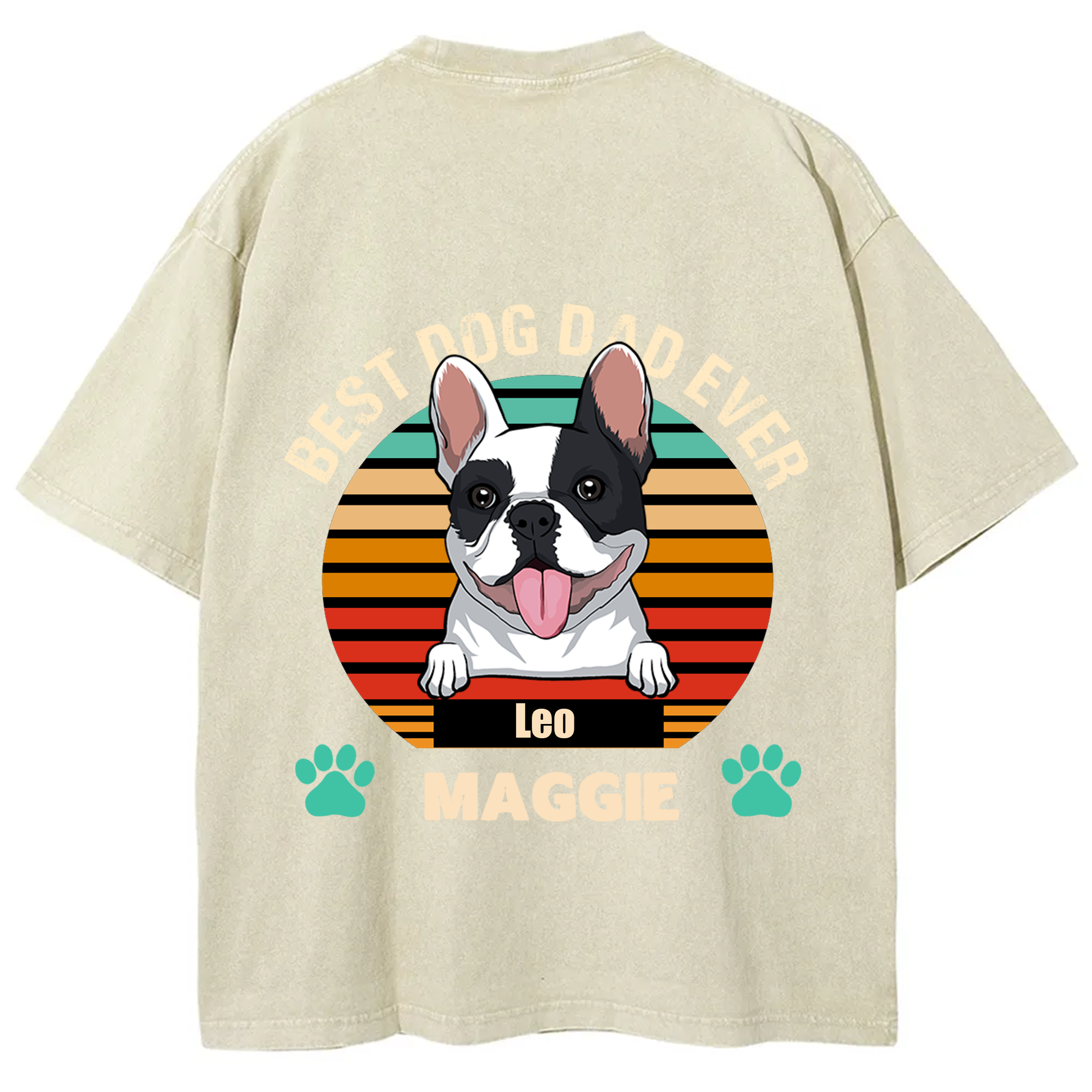 Best Dog Mom and Dad Ever - Personalized Custom Unisex T-shirt