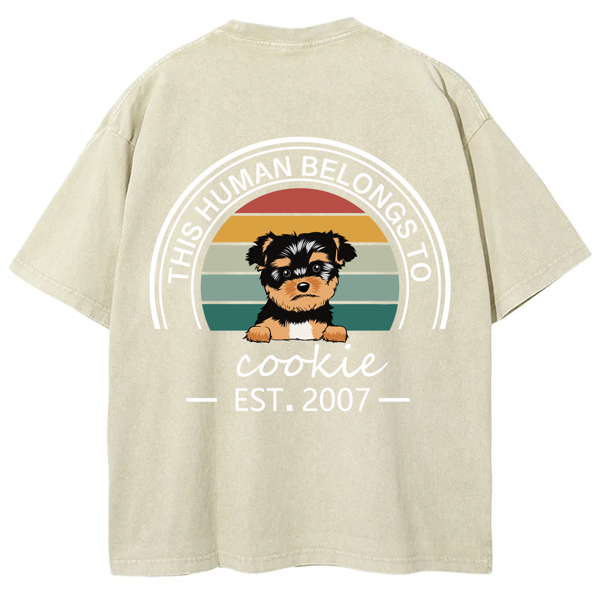 This Human Belongs To - Personalized Custom Unisex T-shirt