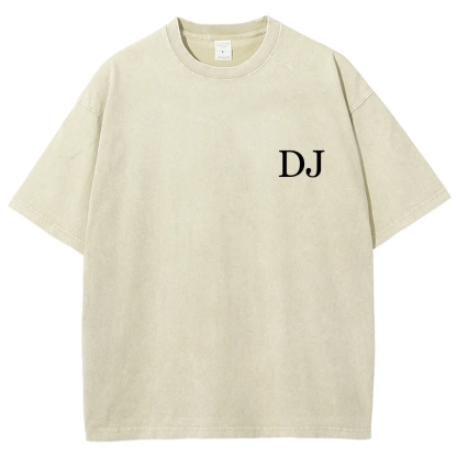DJ Unisex Fit Washed T-Shirt