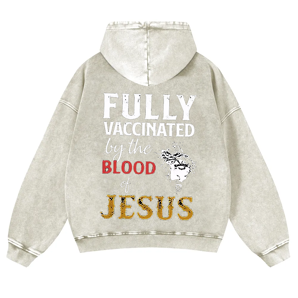 Christianity Washed Hoodie wearishow