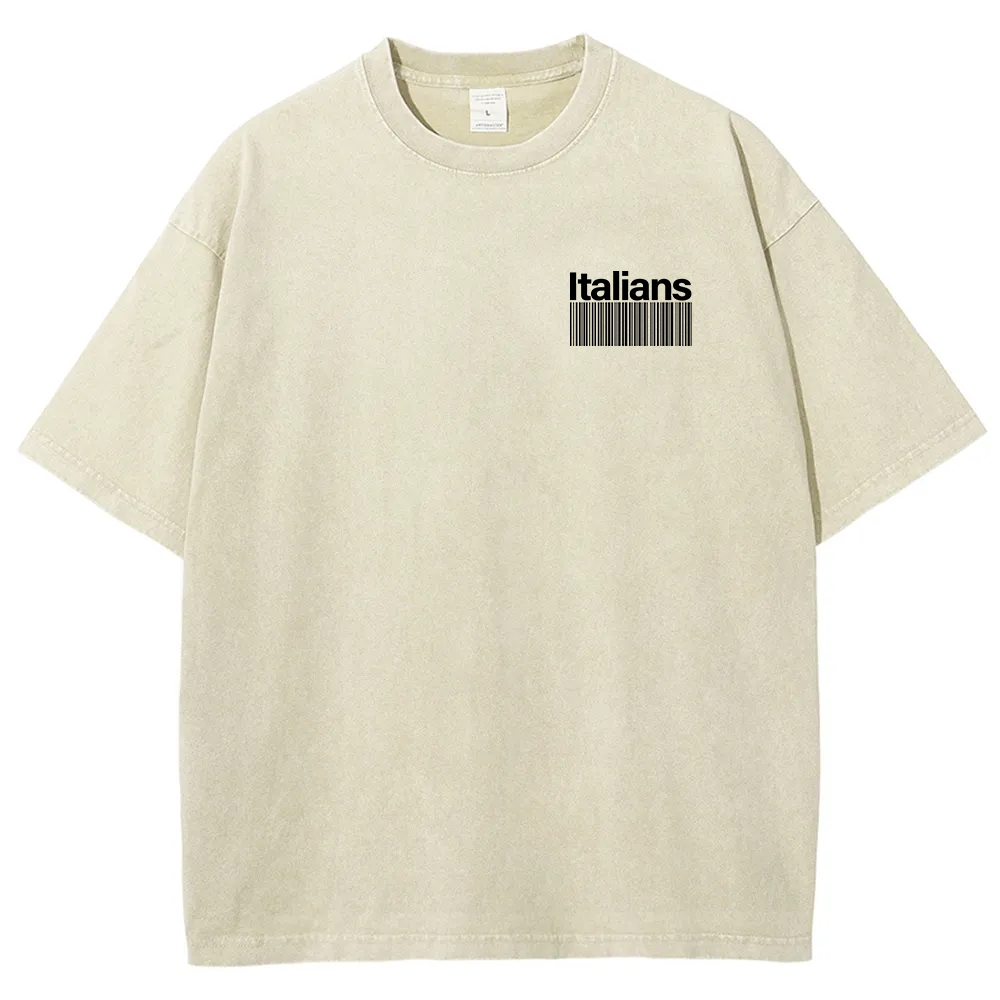 Italians Unisex Fit  Washed T-Shirt