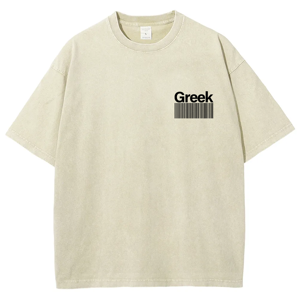 Greek Unisex Fit  Washed T-Shirt