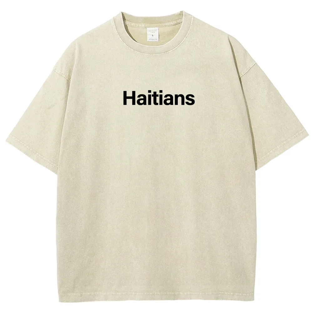 Haitians Unisex Fit  Washed T-Shirt