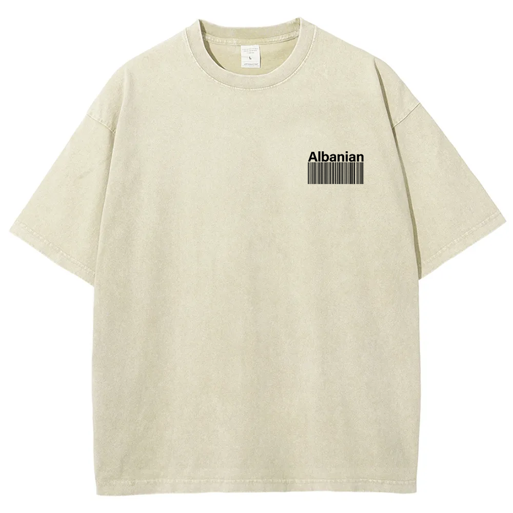 Albanian Unisex Fit  Washed T-Shirt