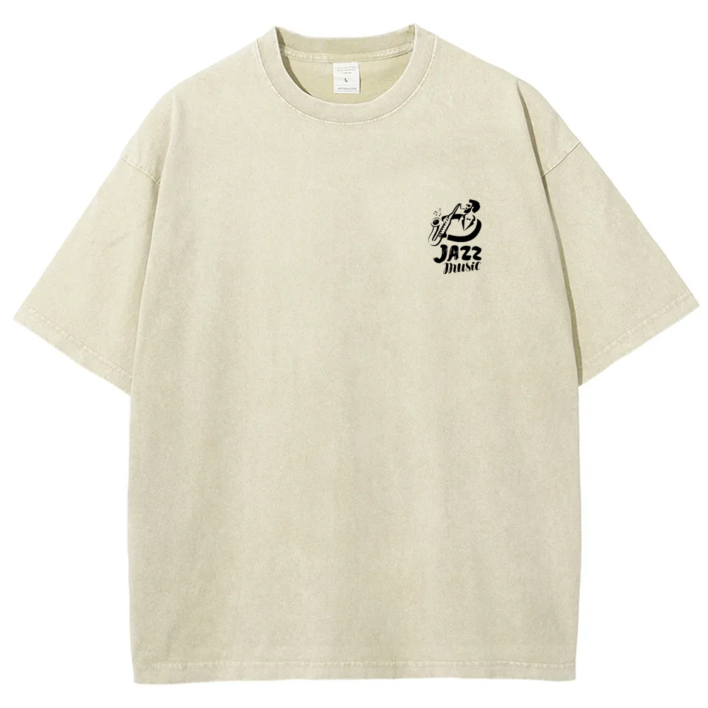 Saxophonist Unisex Fit Washed T-Shirt  wearishow