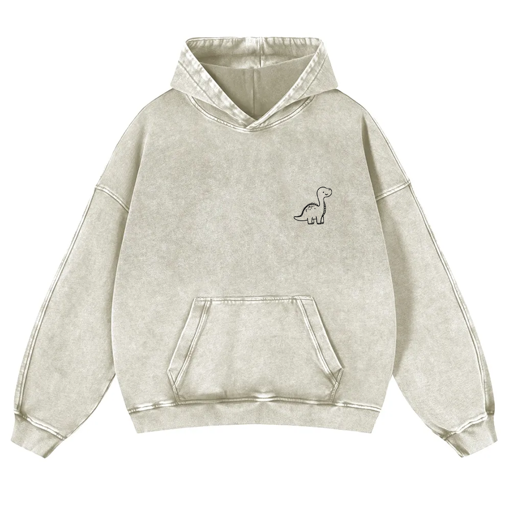 Boy Mom Washed Hoodie wearishow