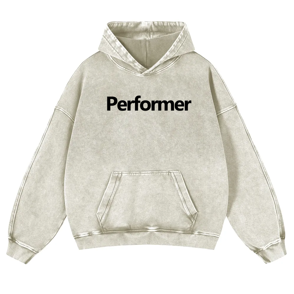 Performer Washed Hoodie wearishow