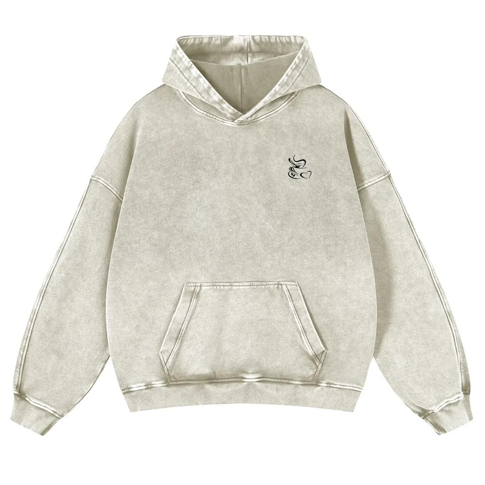 Barista Washed Hoodie wearishow