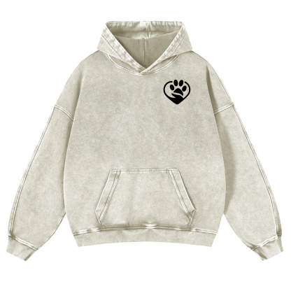 Pet Photo Creative Customized Unisex Washed Hoodie