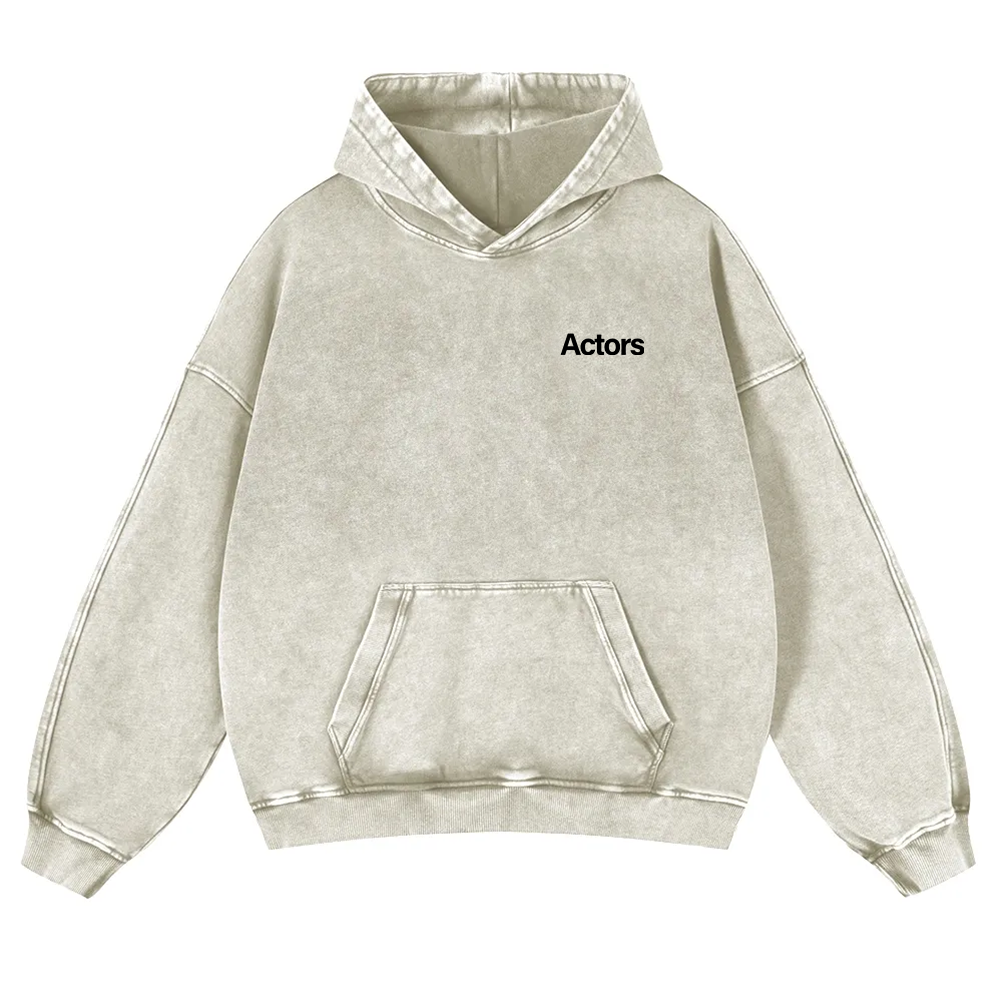 Actors  Washed Hoodie wearishow