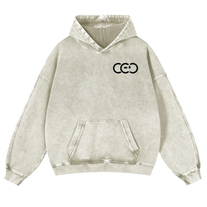 CEO  Unisex Fit Vintage Washed Hoodie