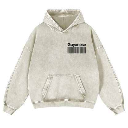 Guyanese Unisex Fit  Washed Hoodie wearishow