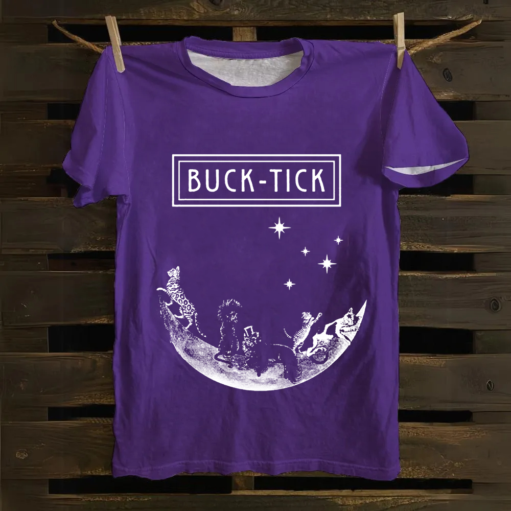 Unisex Vintage Buck-Tick Band  Cotton T-Shirt
