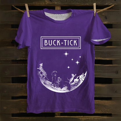 Unisex Vintage Buck-Tick Band  Cotton T-Shirt